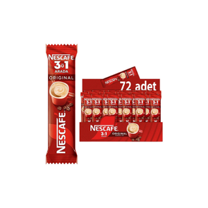 NESCAFE 3'Ü 1 ARADA KAHVE 72'Lİ