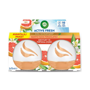 AIR WICK ODA KOKUSU ACTIVE FRESH GREYFURT PORTAKAL ÇİÇEĞİ 2x75 ML