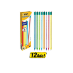 BİC KURŞUN KALEM EVOLUTION SİLGİLİ 12'Lİ 8960342