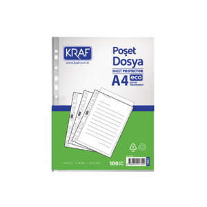 KRAF POŞET DOSYA A4 1007 100'LÜ