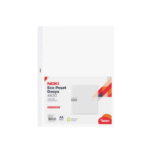 NOKİ POŞET DOSYA A4 ECO 4830 100'LÜ