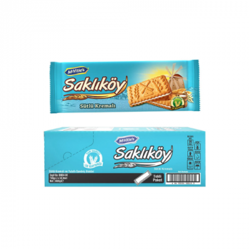 ÜLKER SAKLIKÖY KREMALI BİSKÜVİ 100 GR 24'LÜ KOLİ