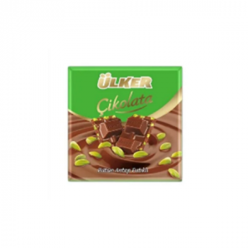 ÜLKER ÇİKOLATA FISTIKLI KARE 65 GR 6'LI KUTU