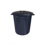 ÇÖP KOVASI BATTAL PLASTİK 50 LT. SİYAH