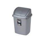 ÇÖP KOVASI CLİCK PLASTİK 4 LT. GRİ