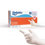 DOLPHİN PUDRASIZ LATEX MUAYENE ELDİVENİ M BEDEN 100’LÜ PAKET
