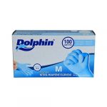 DOLPHİN PUDRASIZ MAVİ NİTRİL ELDİVEN M BEDEN 100’LÜ PAKET