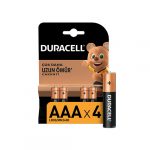 DURACELL AAA İNCE KALEM PİL 4’LÜ PAKET