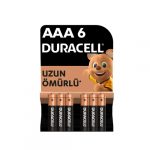 DURACELL AAA İNCE KALEM PİL 6’LI PAKET