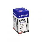 PENSAN TÜKENMEZ KALEM ŞEFFAF ÜÇGEN 1MM 50’Lİ SİYAH 2021